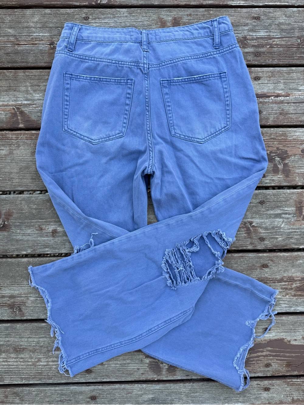 Vervet 90’s vintage super high rise crop flare jeans. - Picture 4 of 7